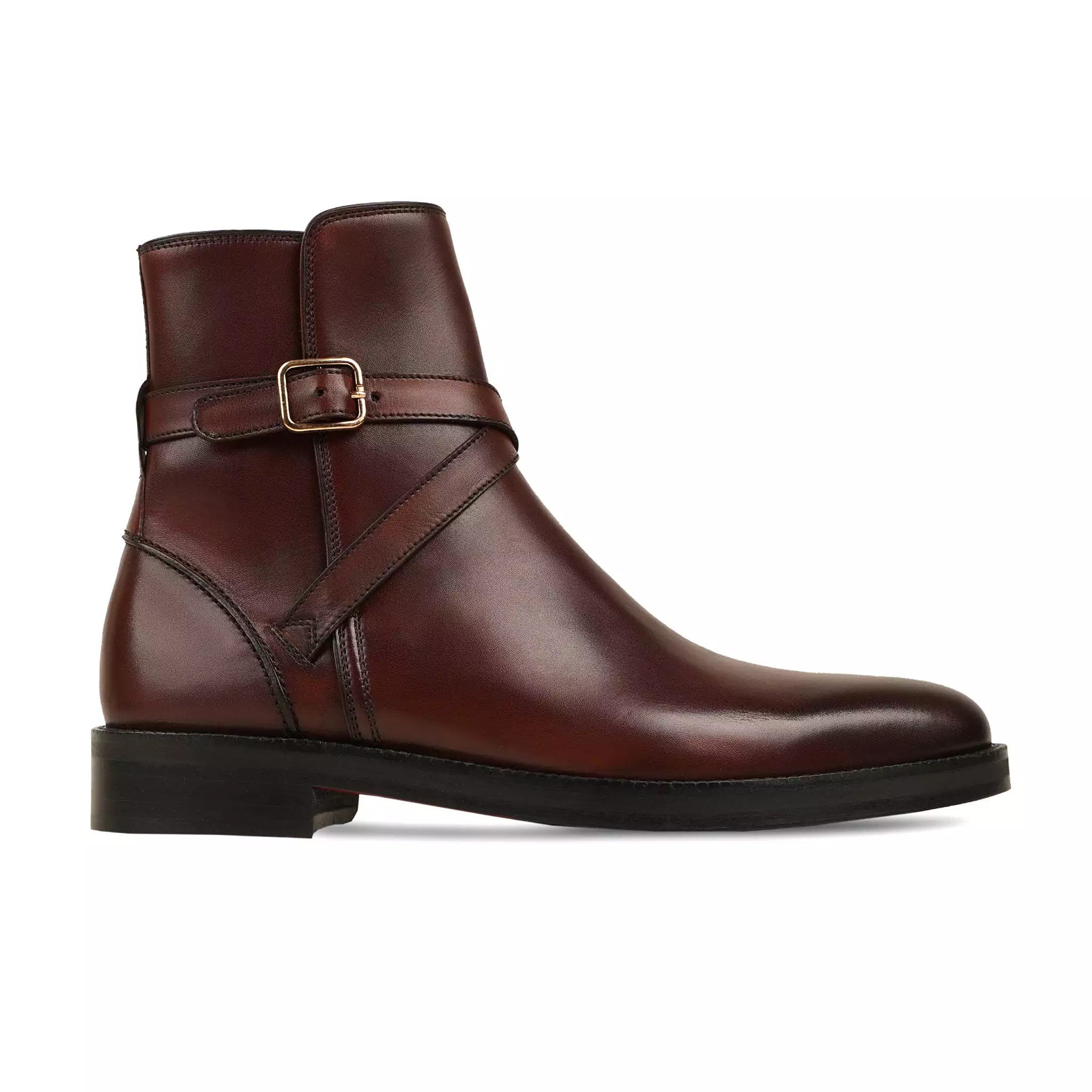 Rumel - Men's Oxblood Patina Calf Leather Jodhpur Boot