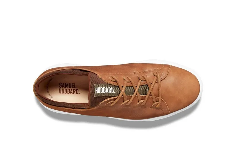 Samuel Hubbard Men's Hubbard Flight Burnished Tan Leather / White Sole