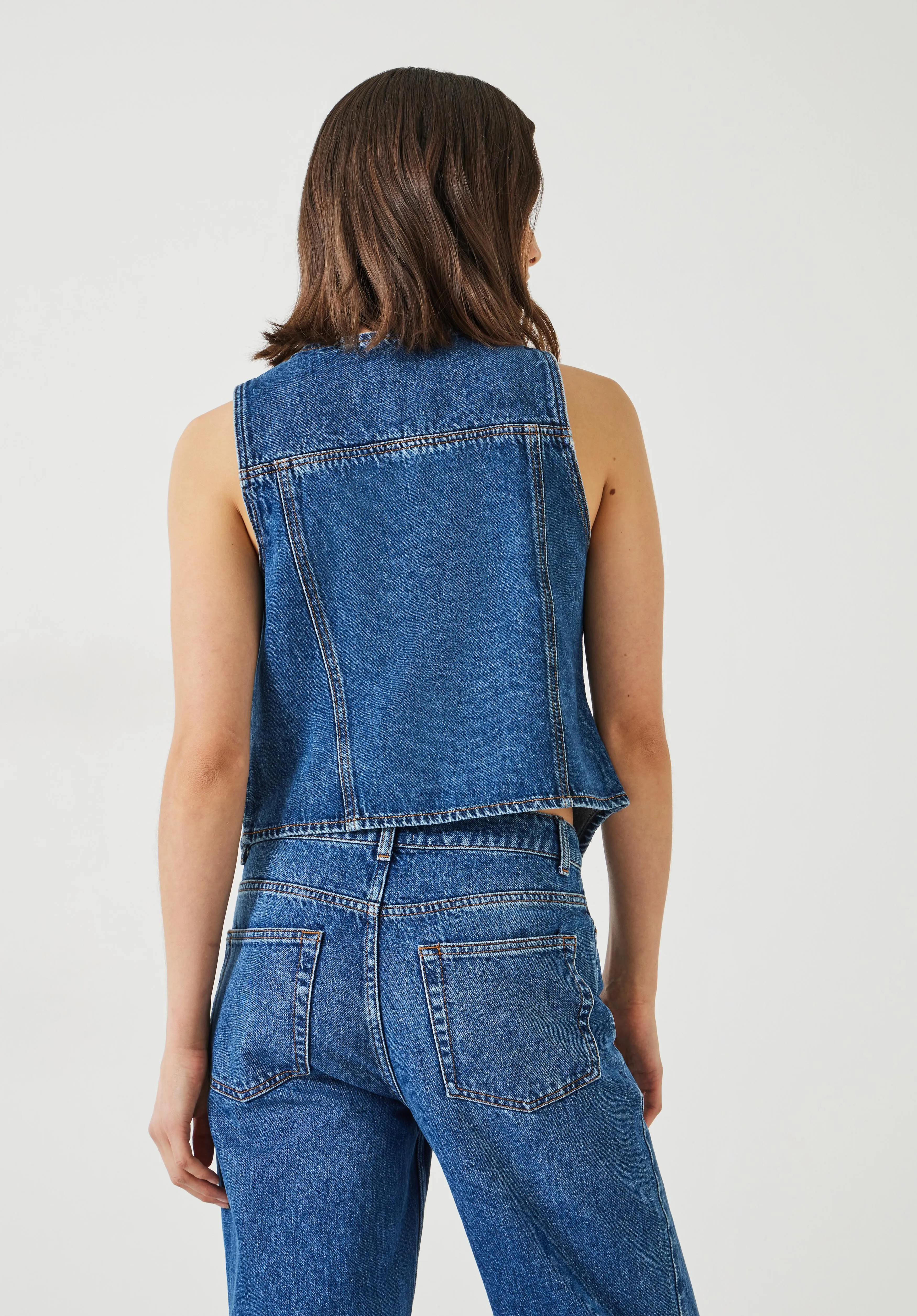 Sarina Denim Waistcoat