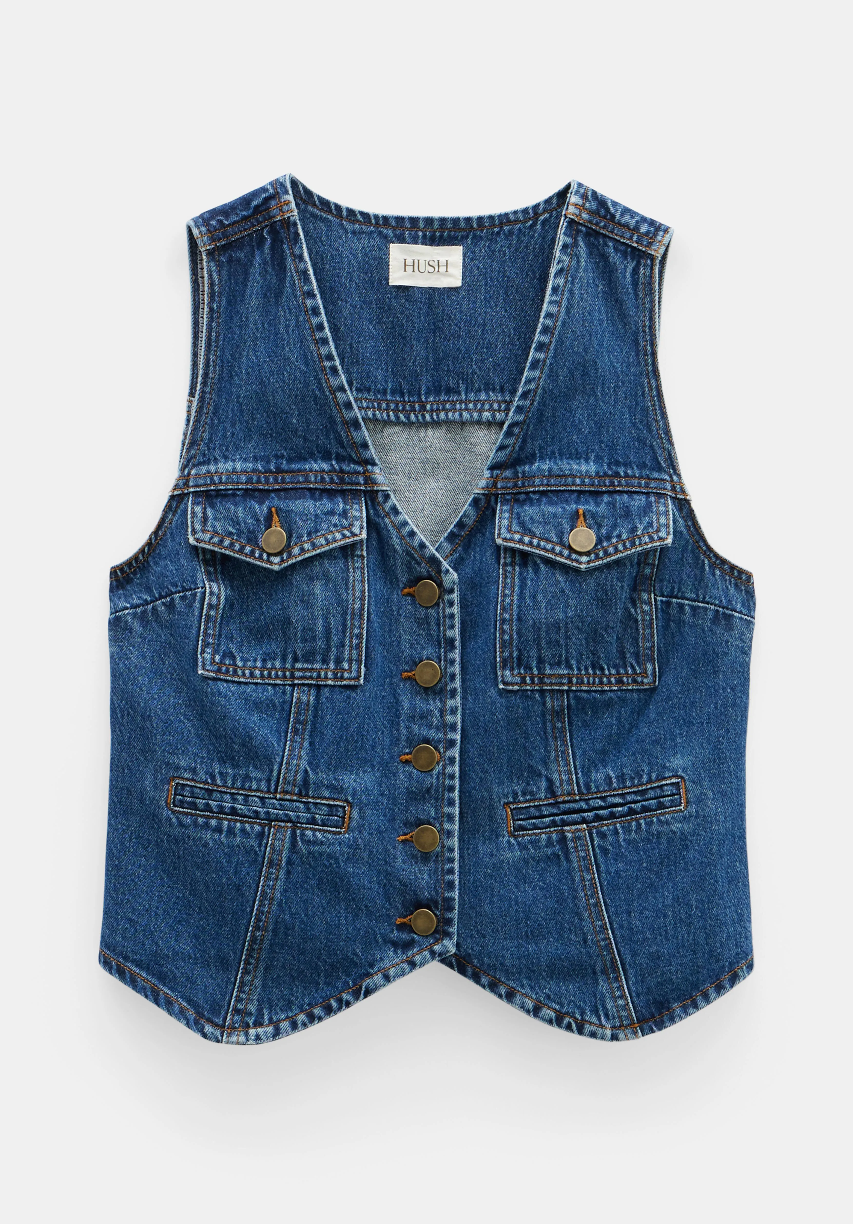 Sarina Denim Waistcoat