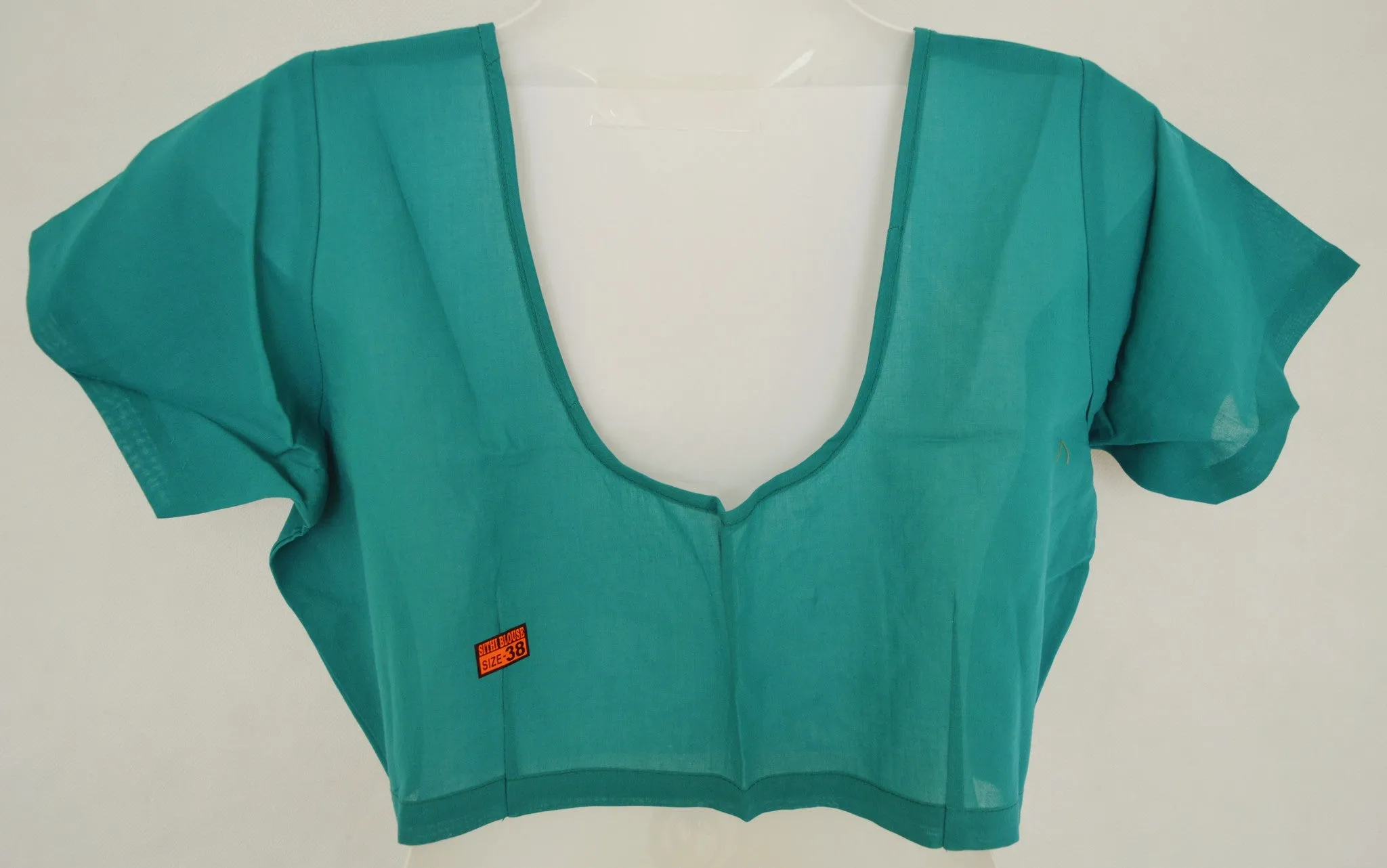 Sea Blue Colour Saree Blouse  Size 38