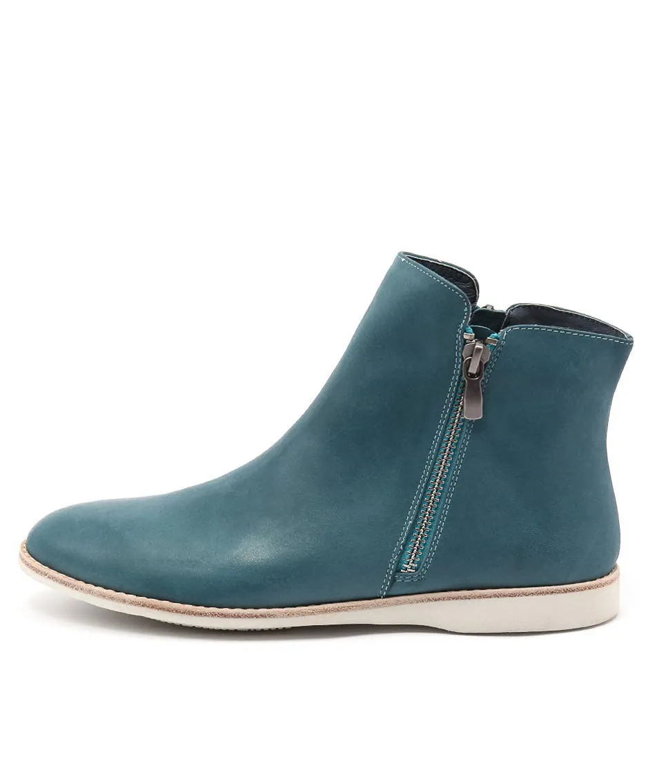 SILENT D Narelle Teal Leather