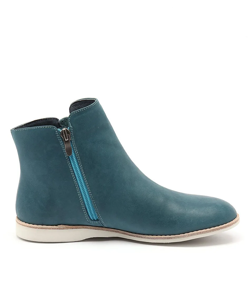 SILENT D Narelle Teal Leather