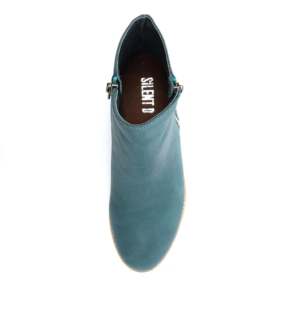 SILENT D Narelle Teal Leather