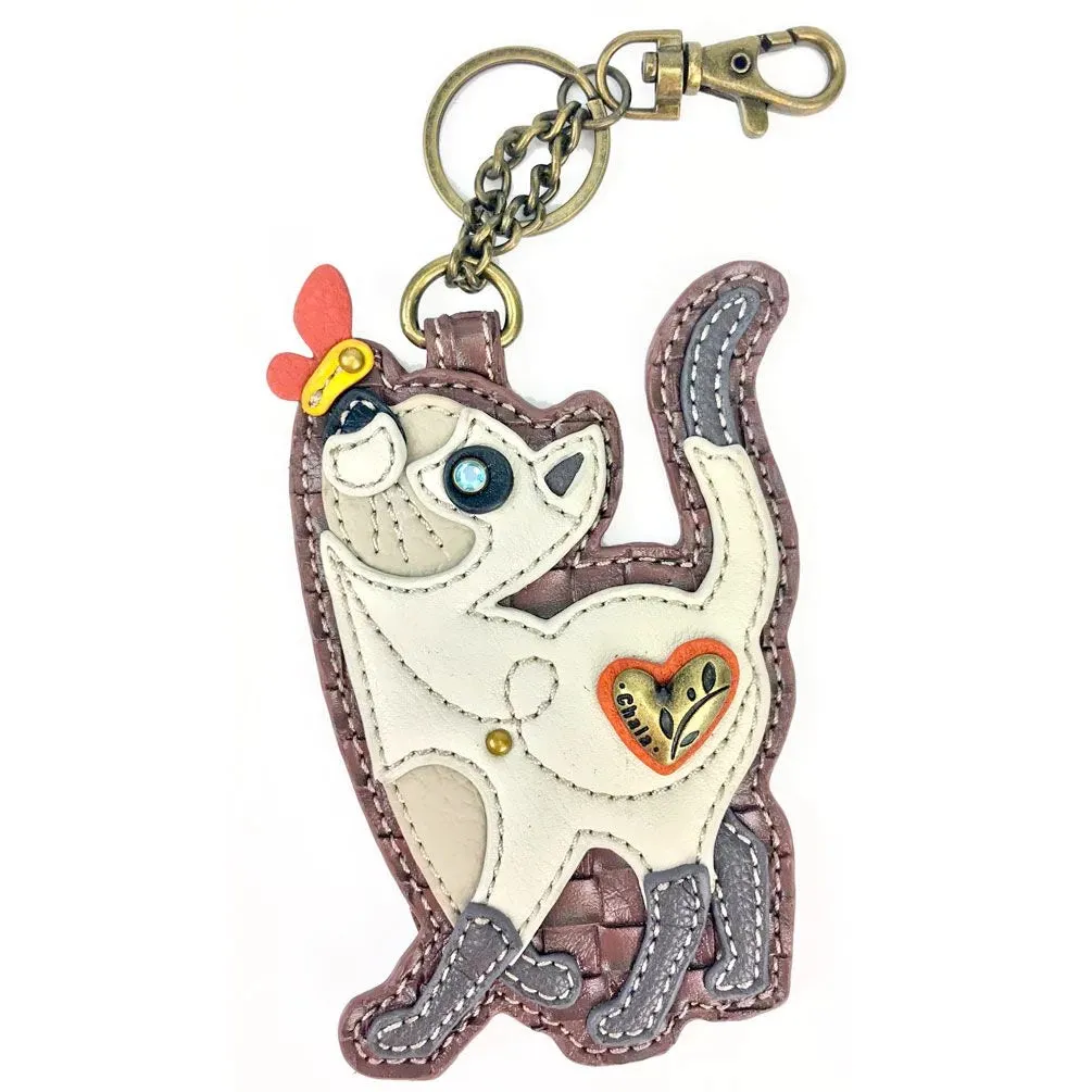 Slim Cat Coin Purse and Key Chain