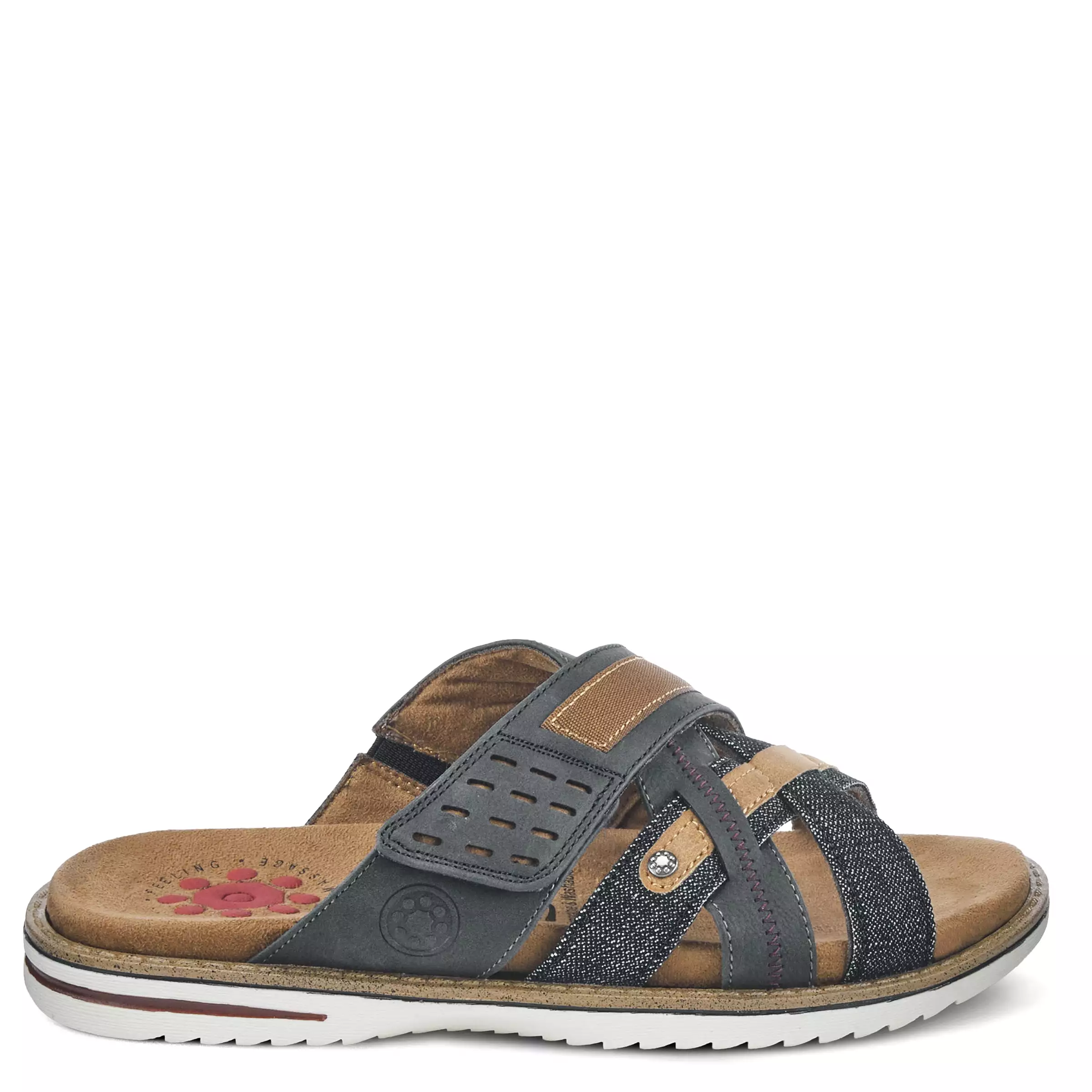 SPRING STEP MEN HAZMAN SLIDE SANDALS