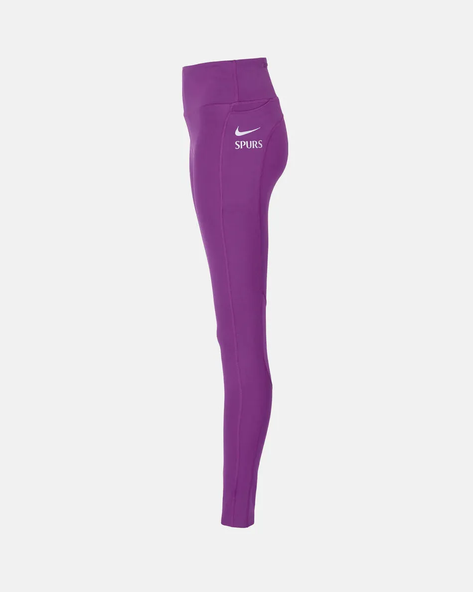 Spurs Nike Womens Mid Rise Purple Running Leggings