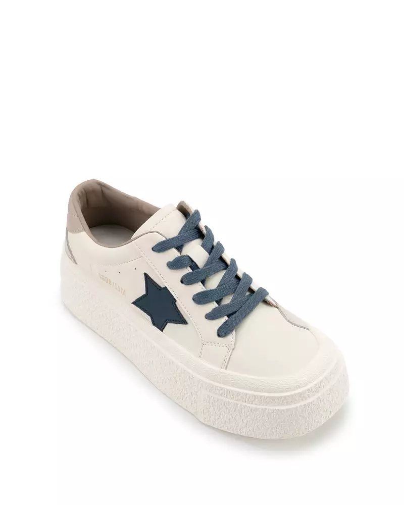 Star Pattern Lightweight Platform Sneakers