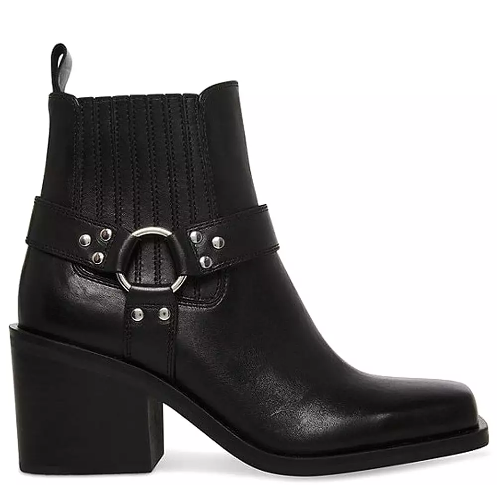 STEVE MADDEN Wells Women | Black Leather