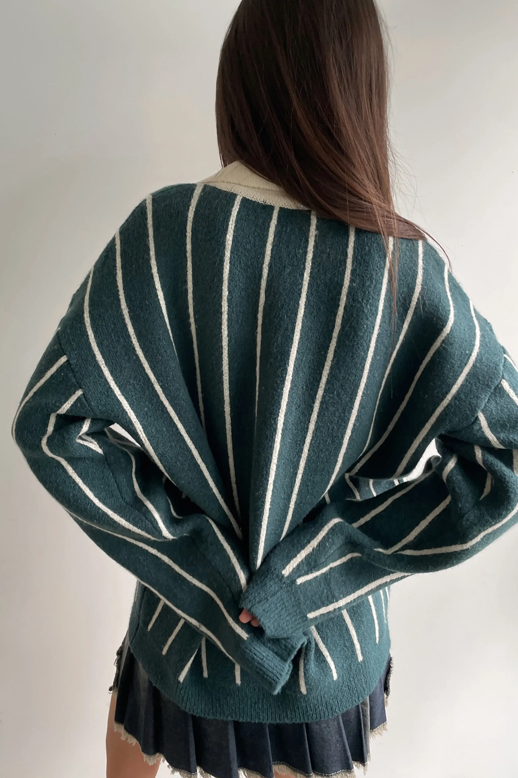 STRIPED RUGBY SWEATER