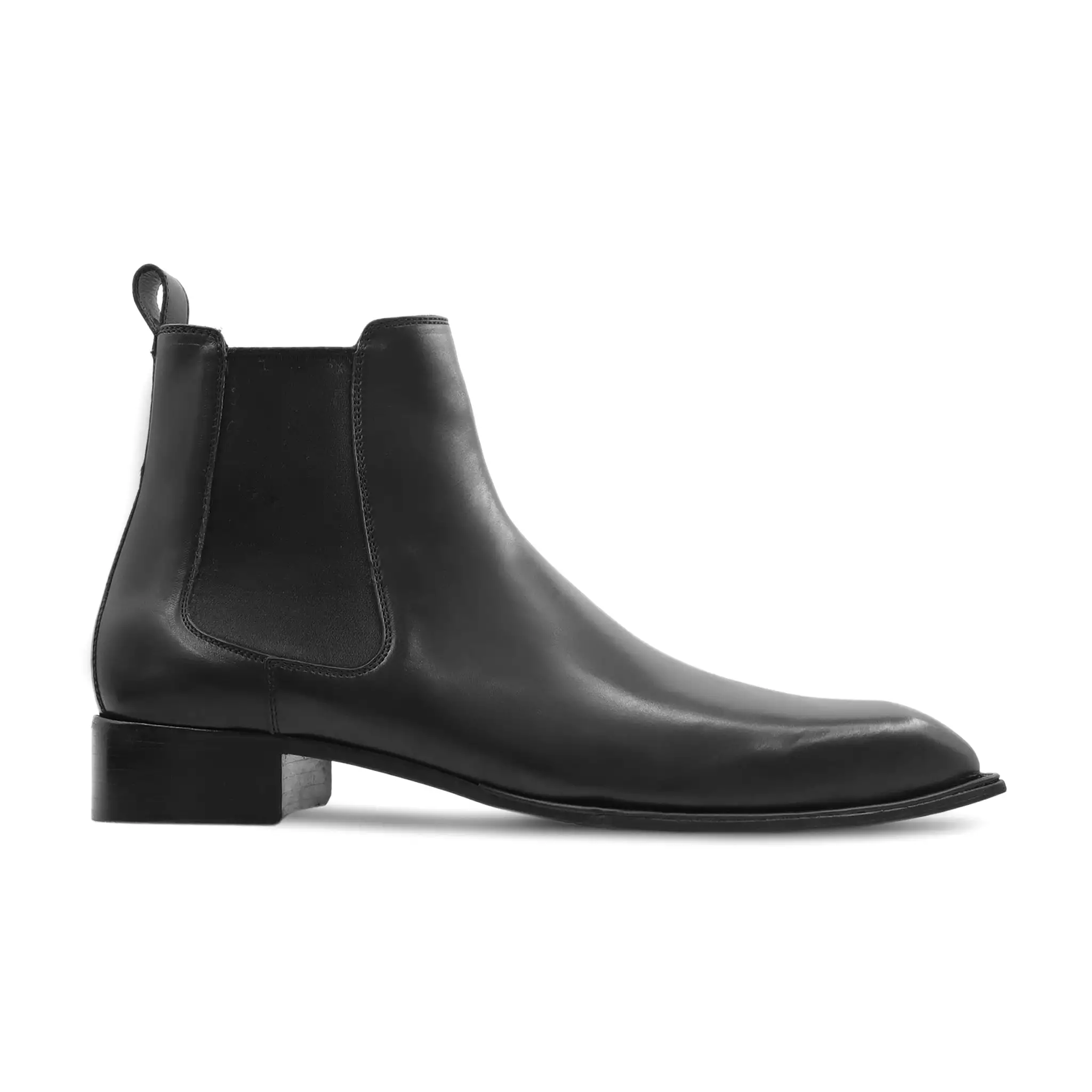 Svend - Men's Black Calf Leather Chelsea