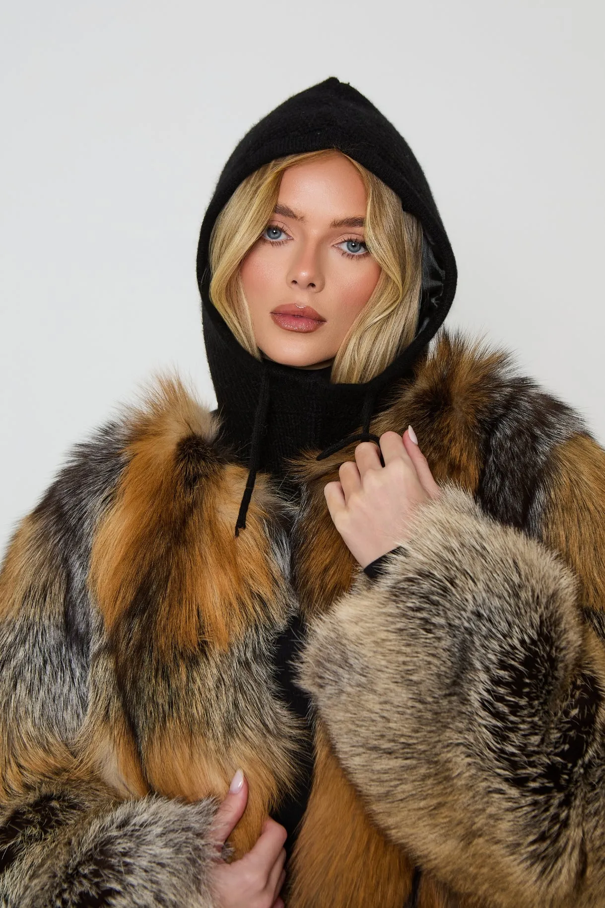 Talia Full Pelt Natural Fur Coat