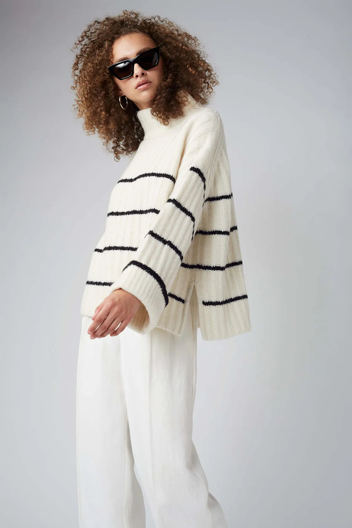 Talia Stripe Sweater - Stripes