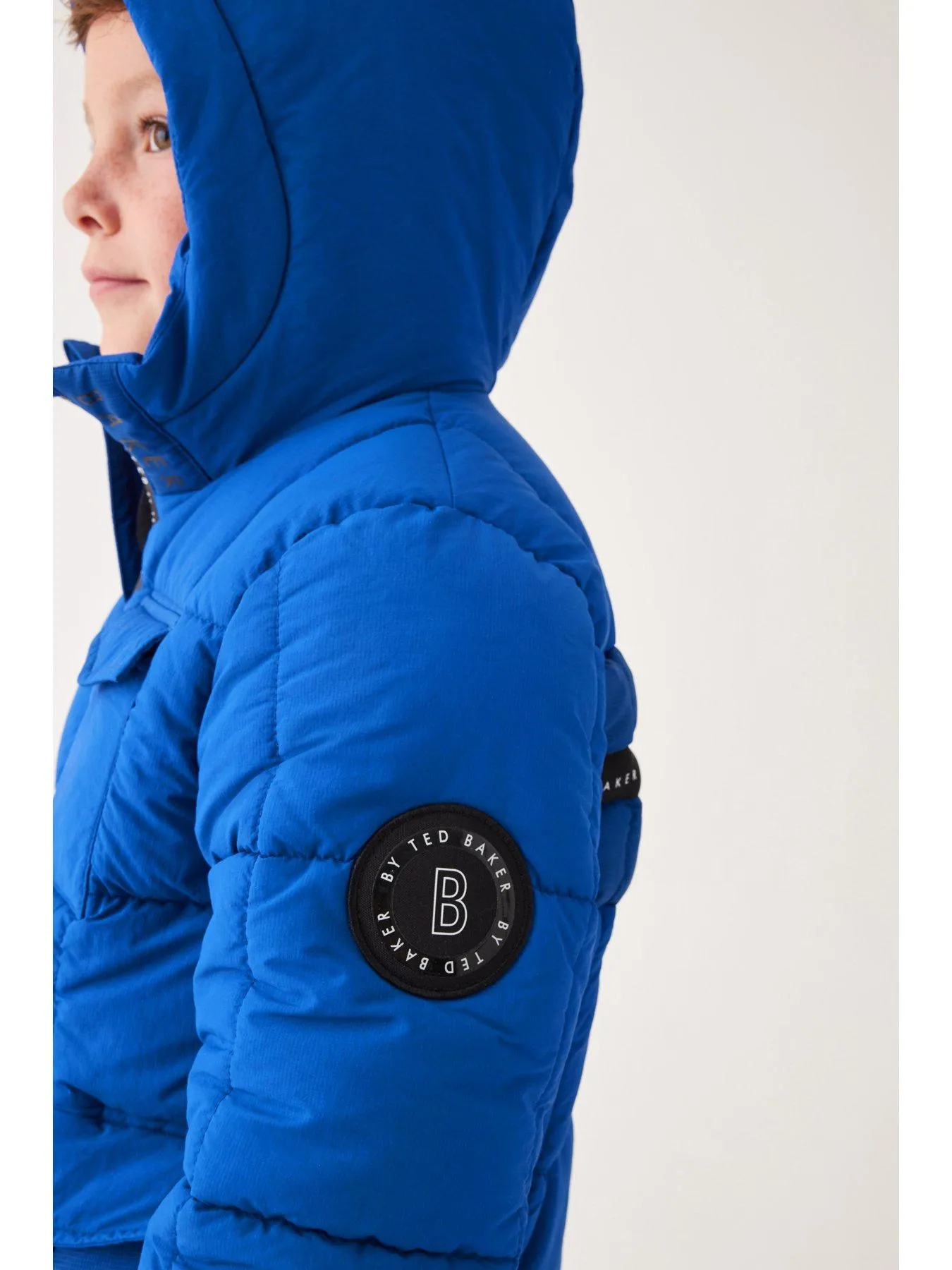 Ted Baker Baker By Ted Baker Blue Short Padded Coat