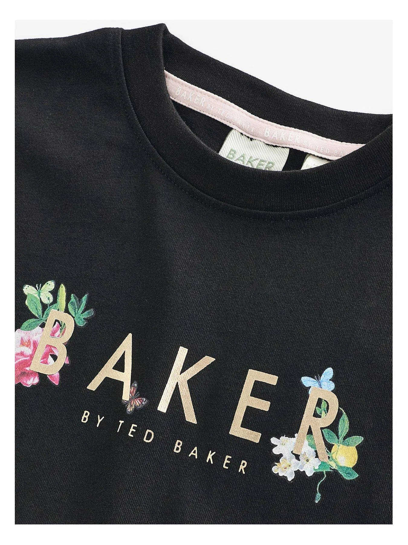 Ted Baker Baker By Ted Baker Girls Logo Tee - Black