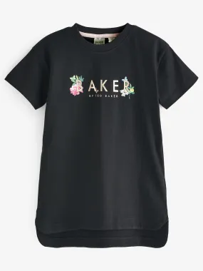 Ted Baker Baker By Ted Baker Girls Logo Tee - Black