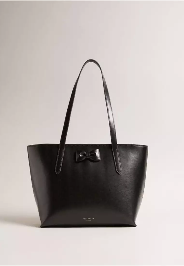 Ted Baker Ted Baker Beanne Bow Detail Leather shopper