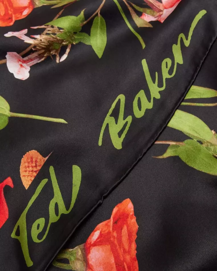 Ted Baker Ted Baker Fionaas Floral Long Silk Scarf