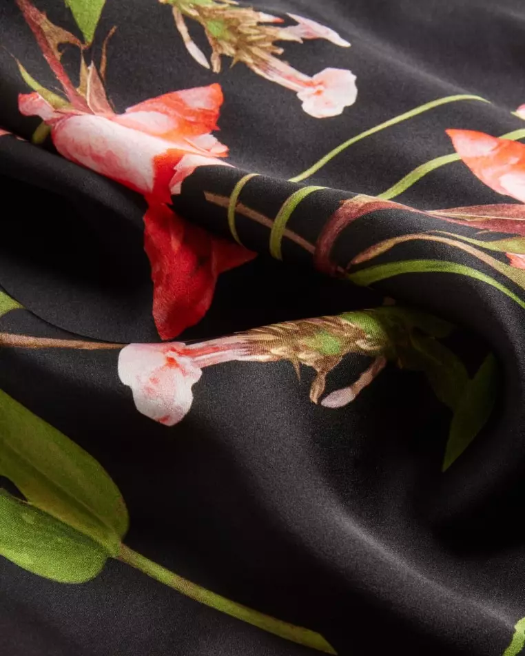 Ted Baker Ted Baker Fionaas Floral Long Silk Scarf