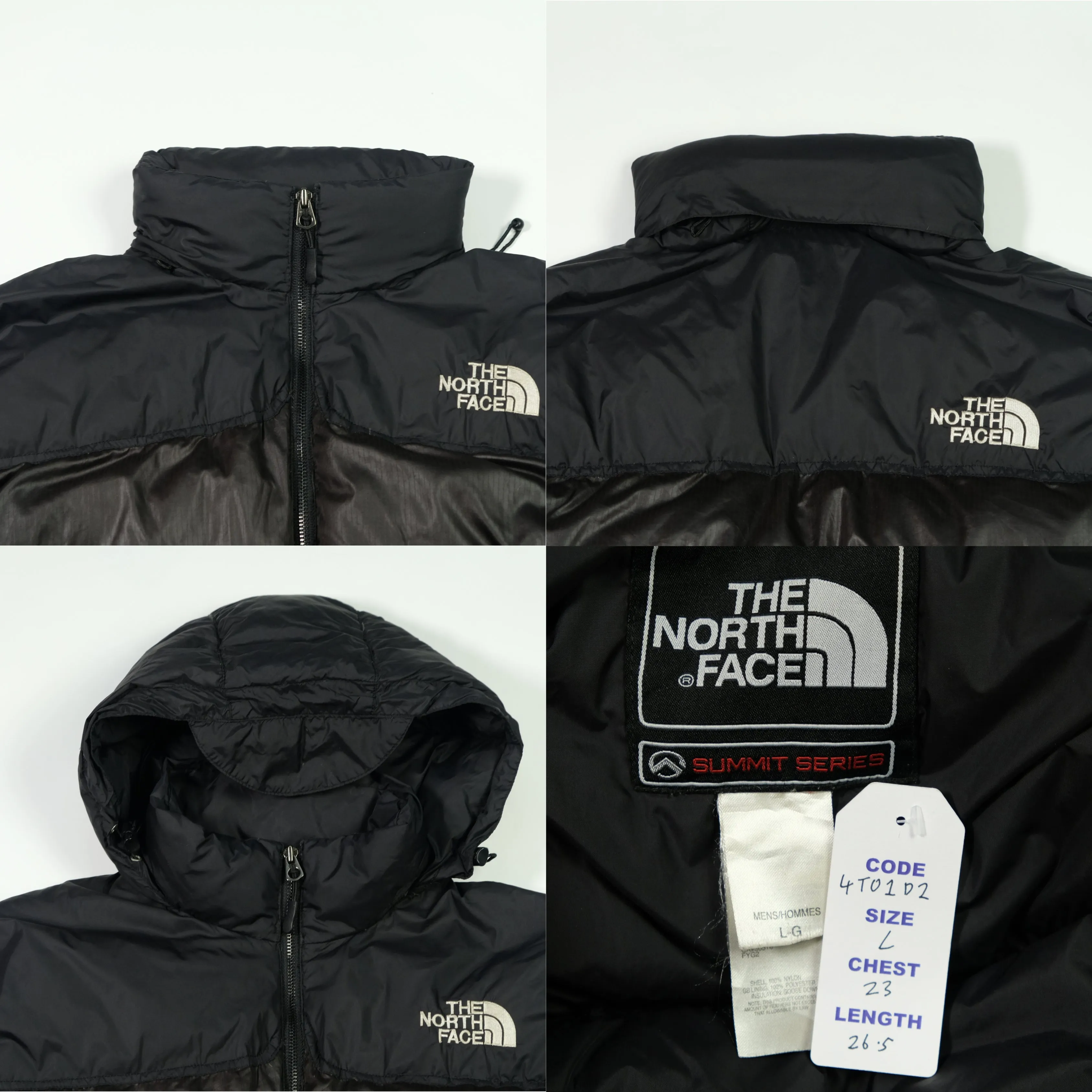 The North Face Nuptse 700 Vintage Puffer Jacket Large