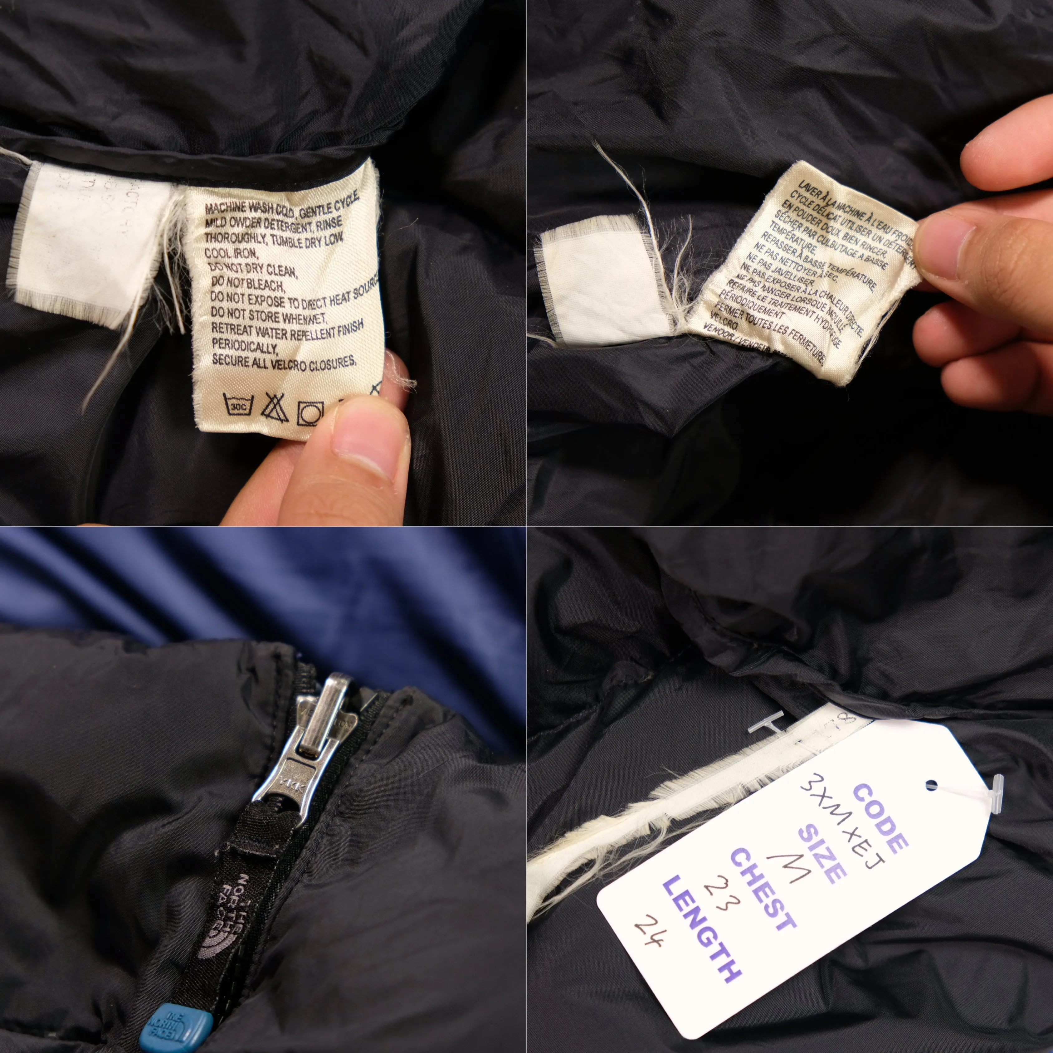 The North Face Nuptse 700 Vintage Puffer Jacket Medium