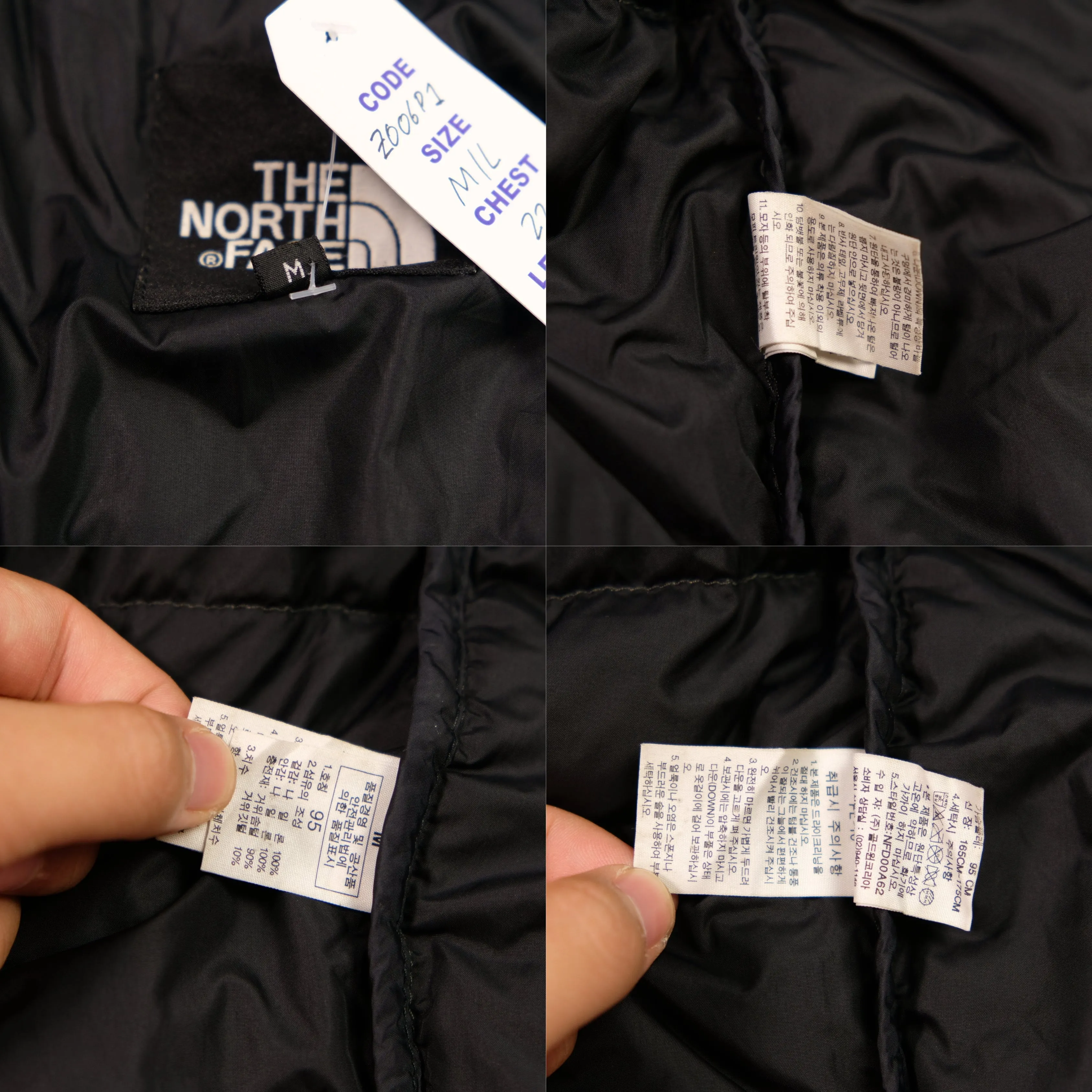 The North Face Nuptse 700 Vintage Puffer Jacket Medium/Large