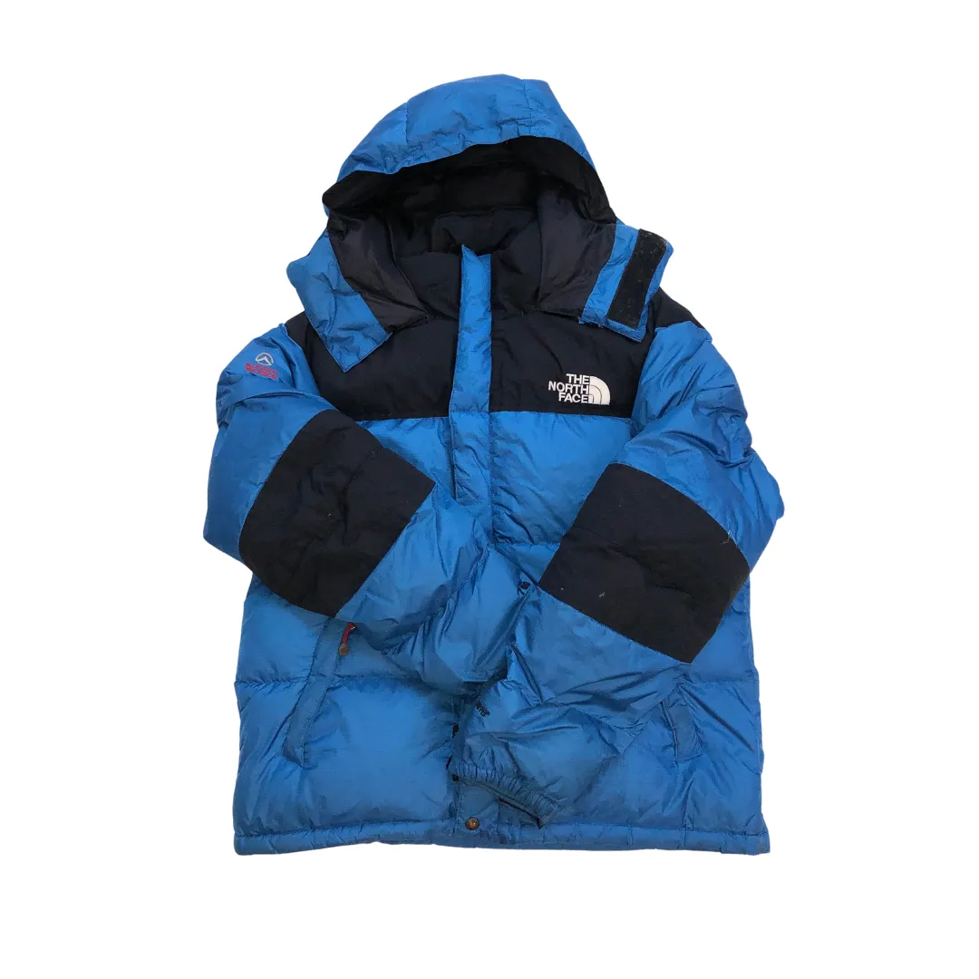 The North Face Summit Series Baltoro 700 Blue Down Puffer Jacket Medium