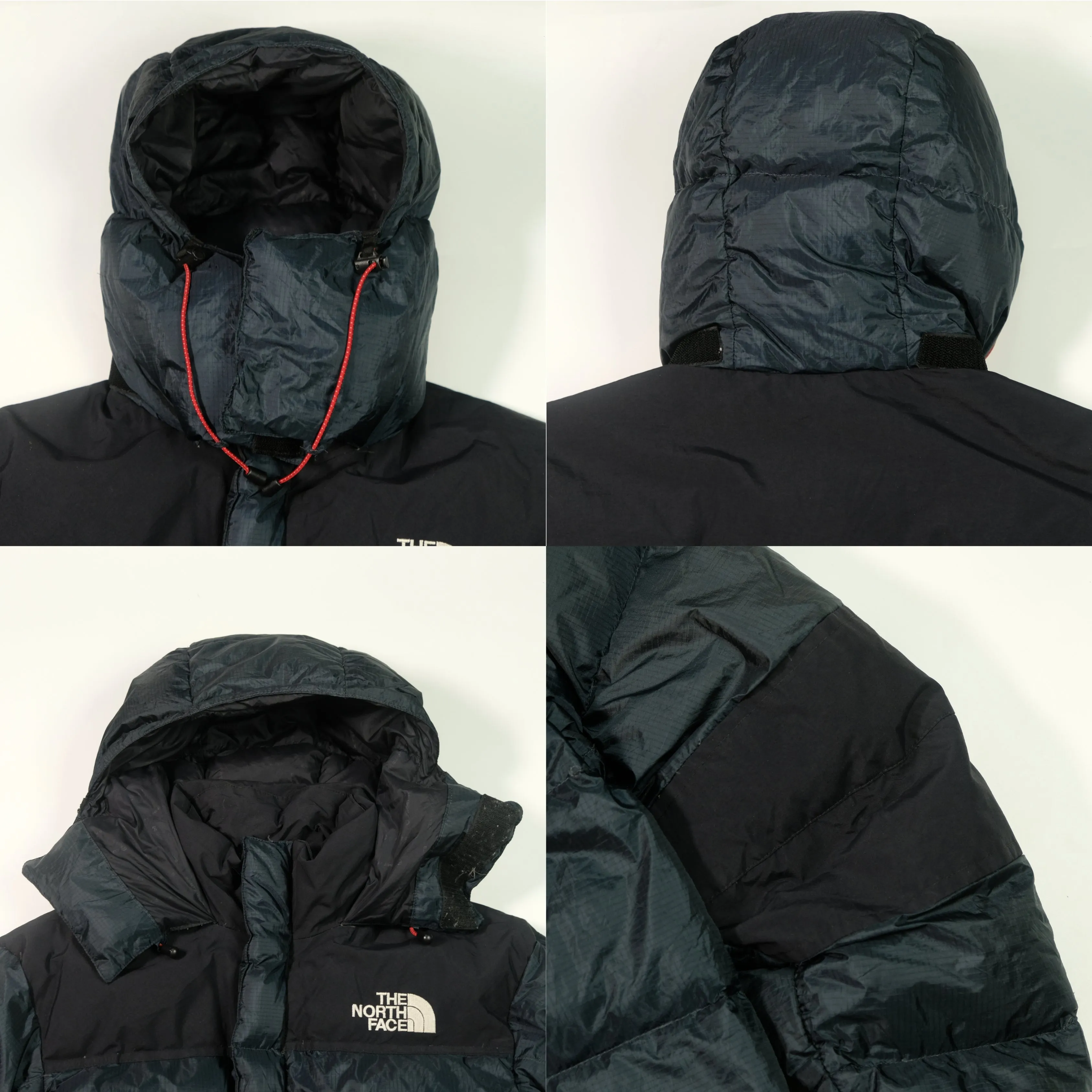 The North Face Summit Series Baltoro 700 Navy/Black Down Puffer Jacket Medium