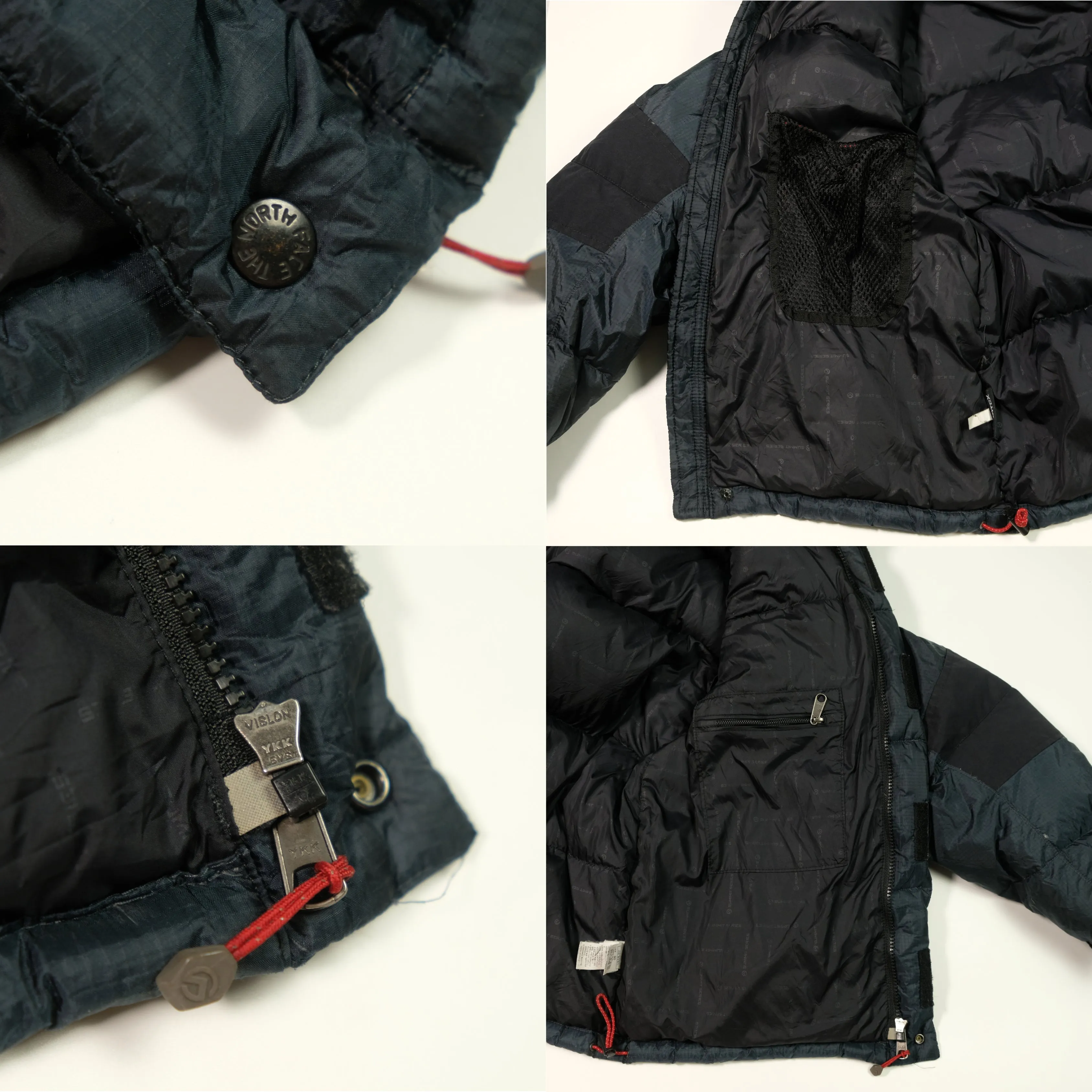 The North Face Summit Series Baltoro 700 Navy/Black Down Puffer Jacket Medium