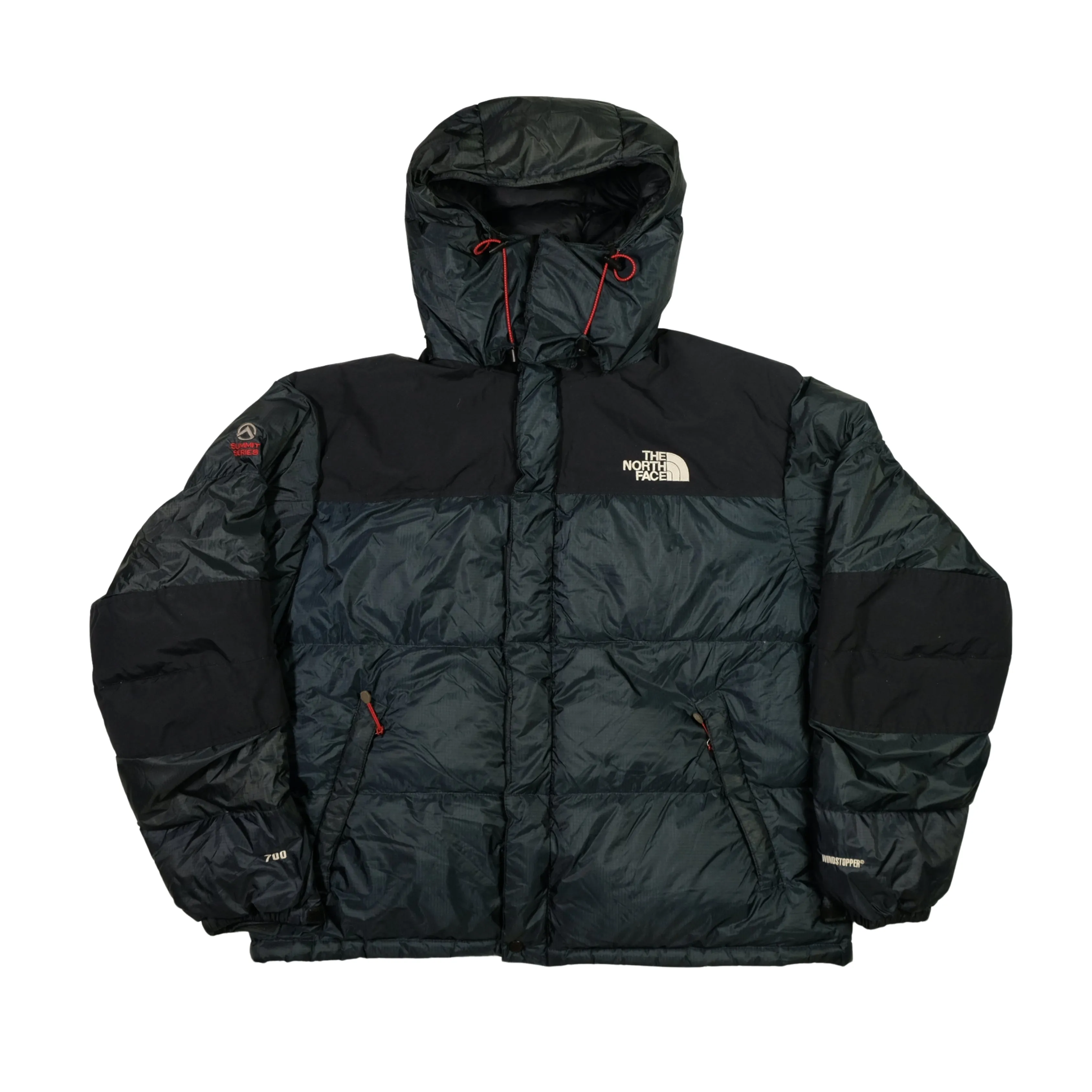 The North Face Summit Series Baltoro 700 Navy/Black Down Puffer Jacket XL