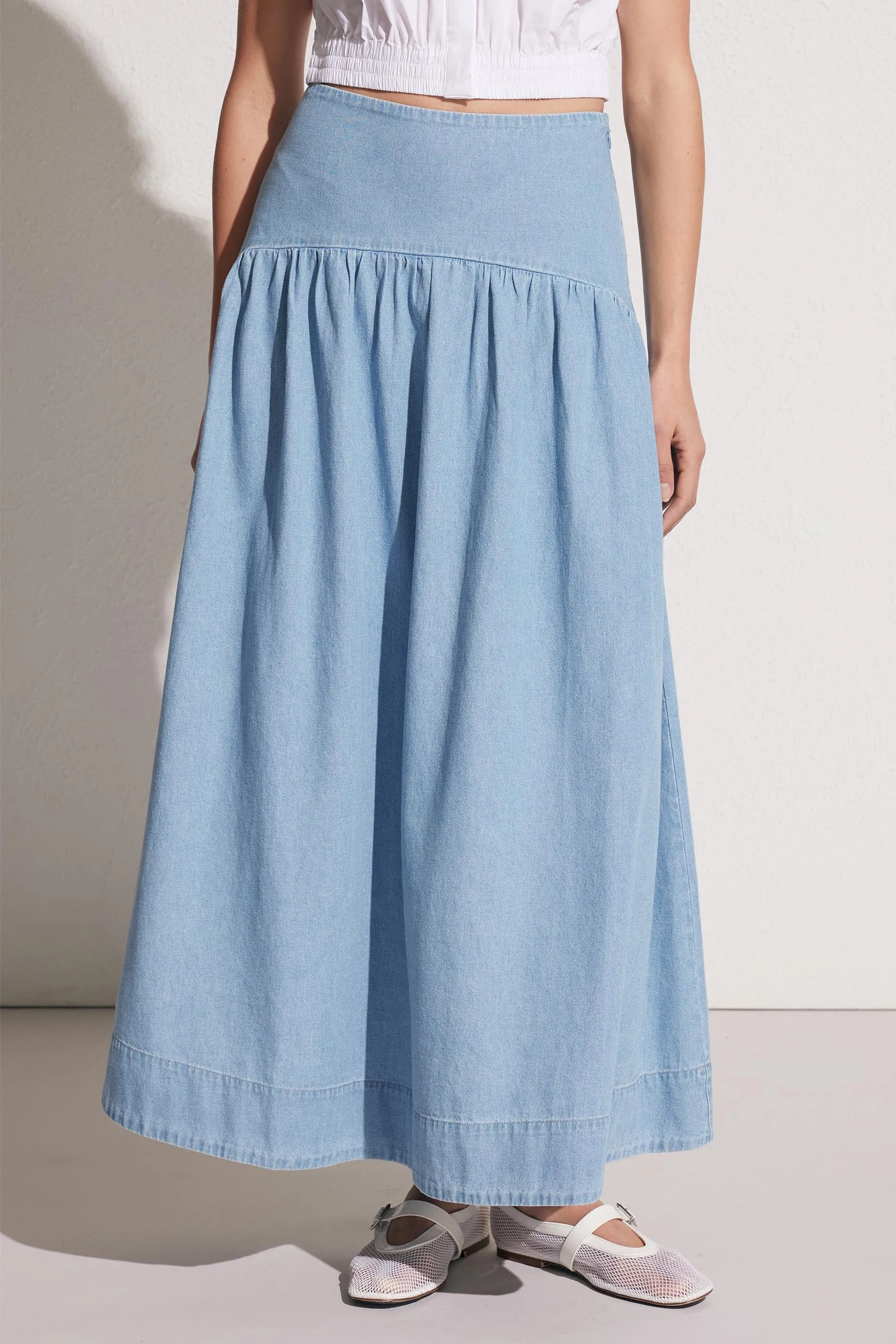 Tilly Denim Maxi Skirt