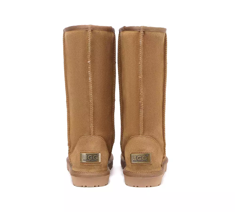 UGG Australian Shepherd Ugg Boots Double Face Sheepskin Tall Classic Suede