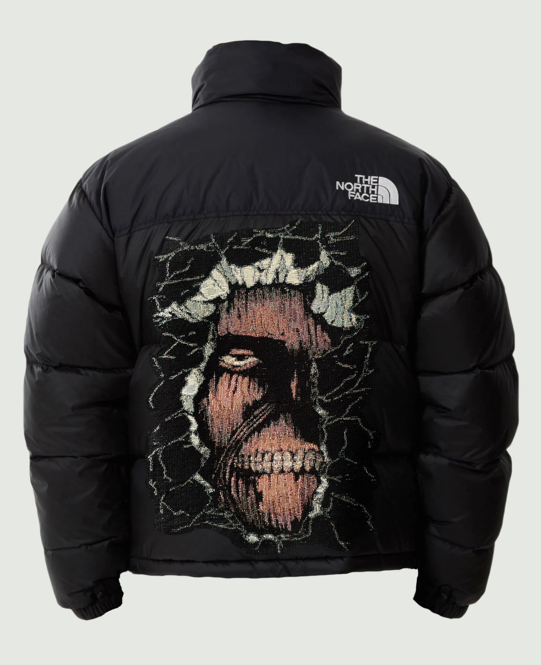 VA-SS22-420 ATTACK ON TITAN NORTH FACE PUFFER JACKET