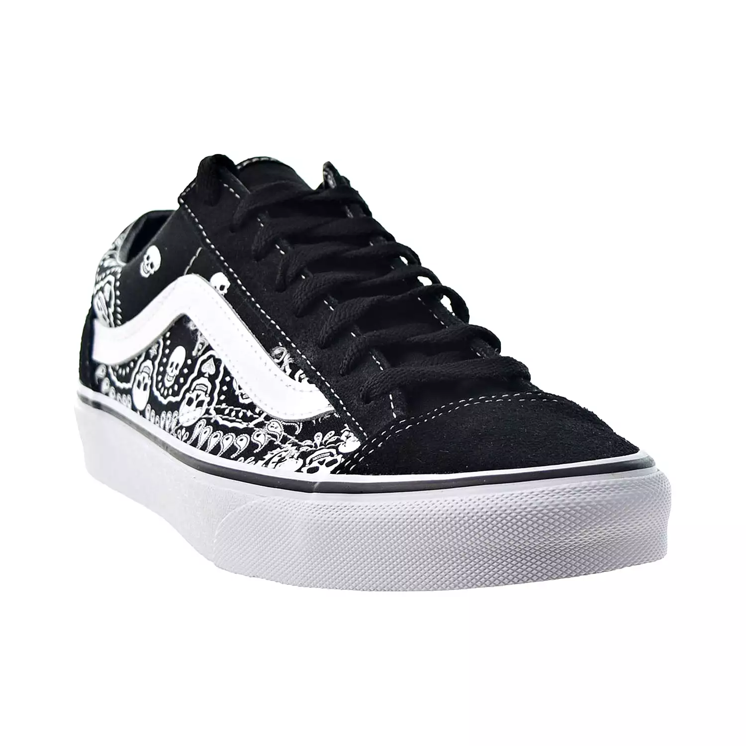 Vans Style 36 Men's Shoes Bandana Black-True White