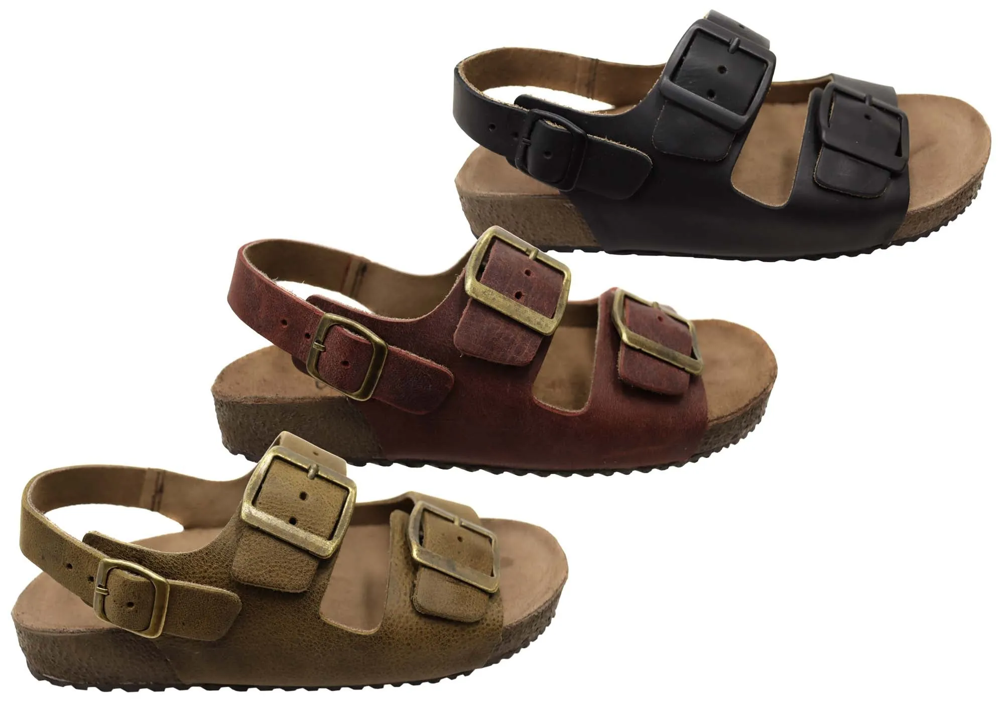 Via Paula Journey Womens Leather Comfortable Sandals Made in Brazil