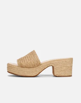 VINCE MARGO HEELED ESPADRILLE SLIDE