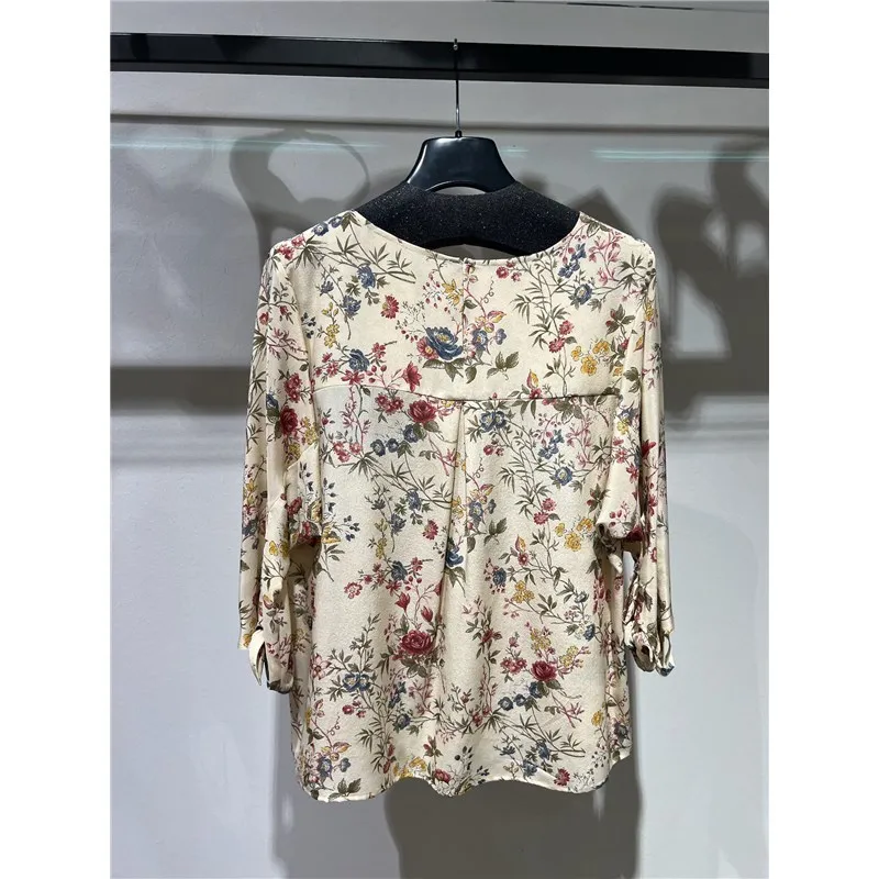 Weekend Max Mara  |Flower Patterns Elegant Style Shirts & Blouses