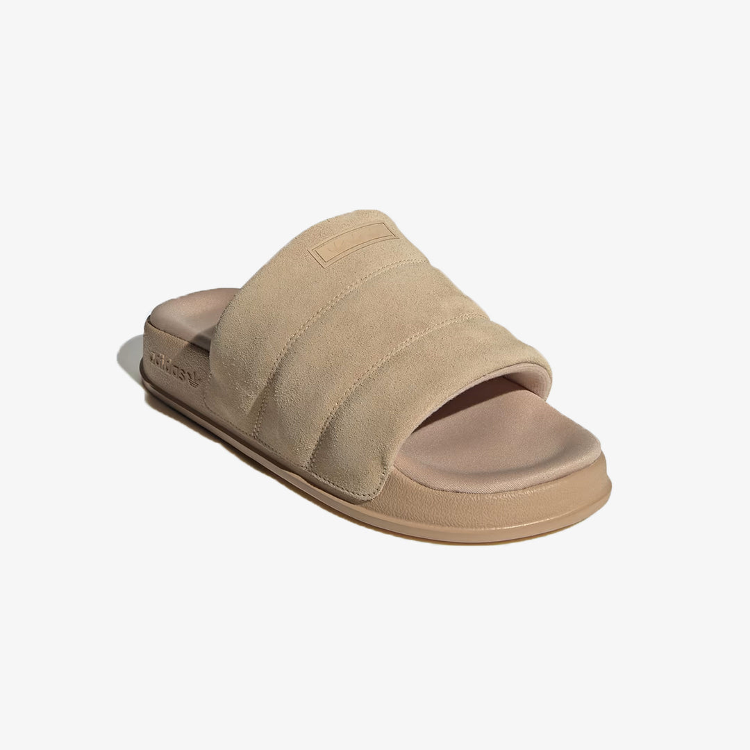 WMN'S ADILETTE ESSENTIAL SLIDES 'MAGIC BEIGE'