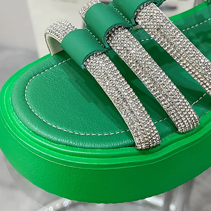 Women Fashion Rhinestone Sandals 