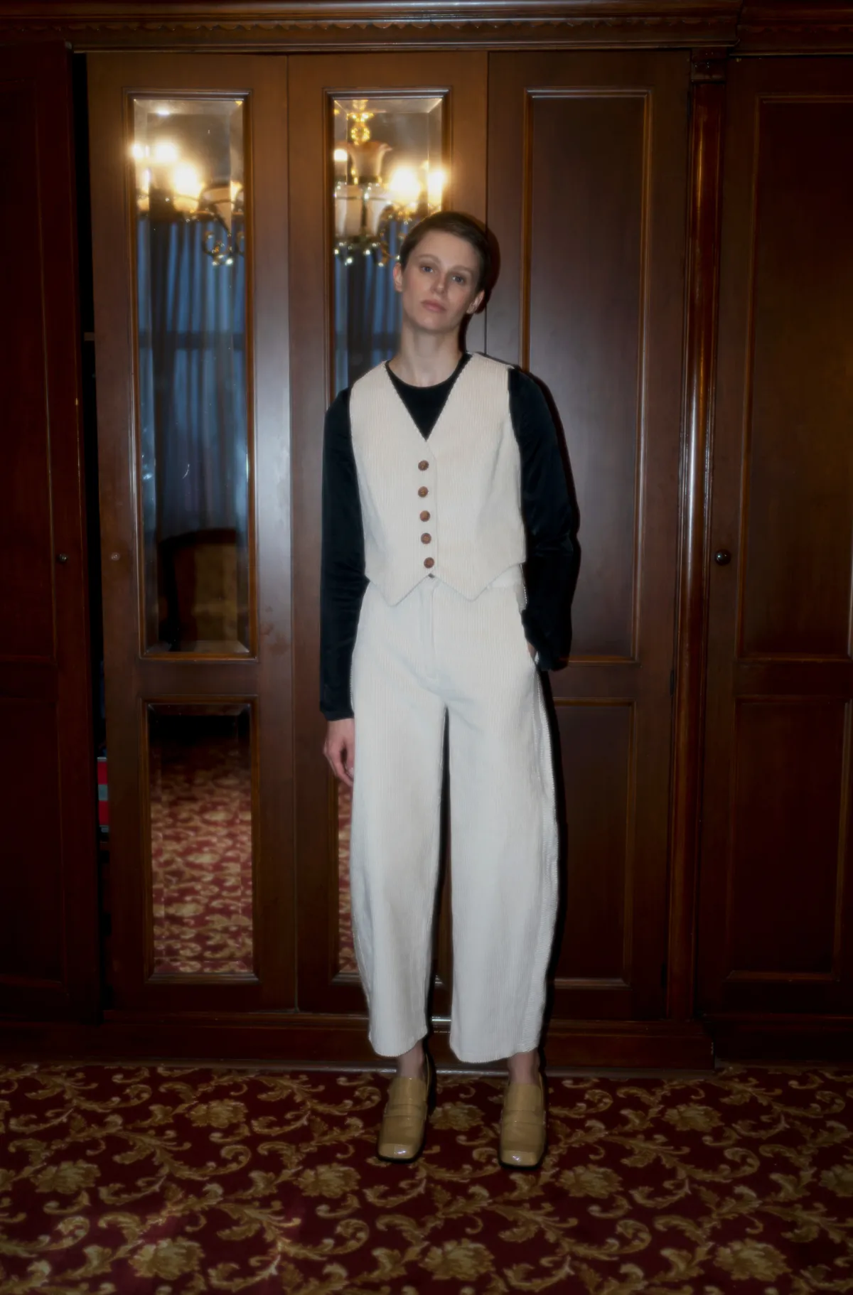 Wyatt Waistcoat - Off White